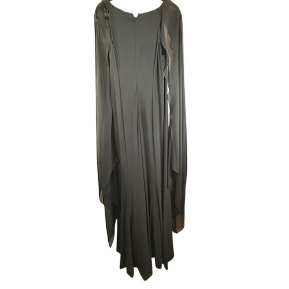 Adrianna Papell Cape Dress- Size 8 - Picture 4 of 16